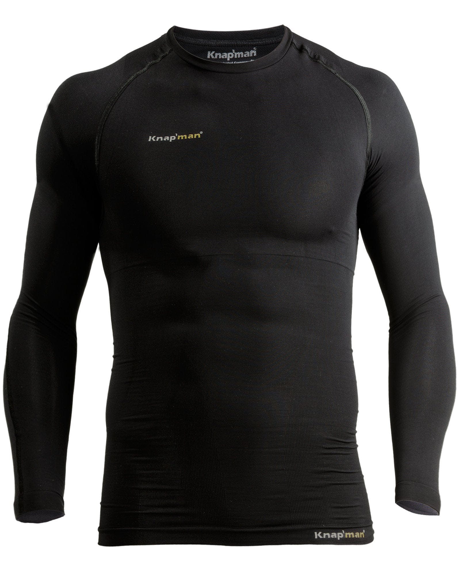 Knap'man Thermo Active shirt Lange Mouwen Zwart