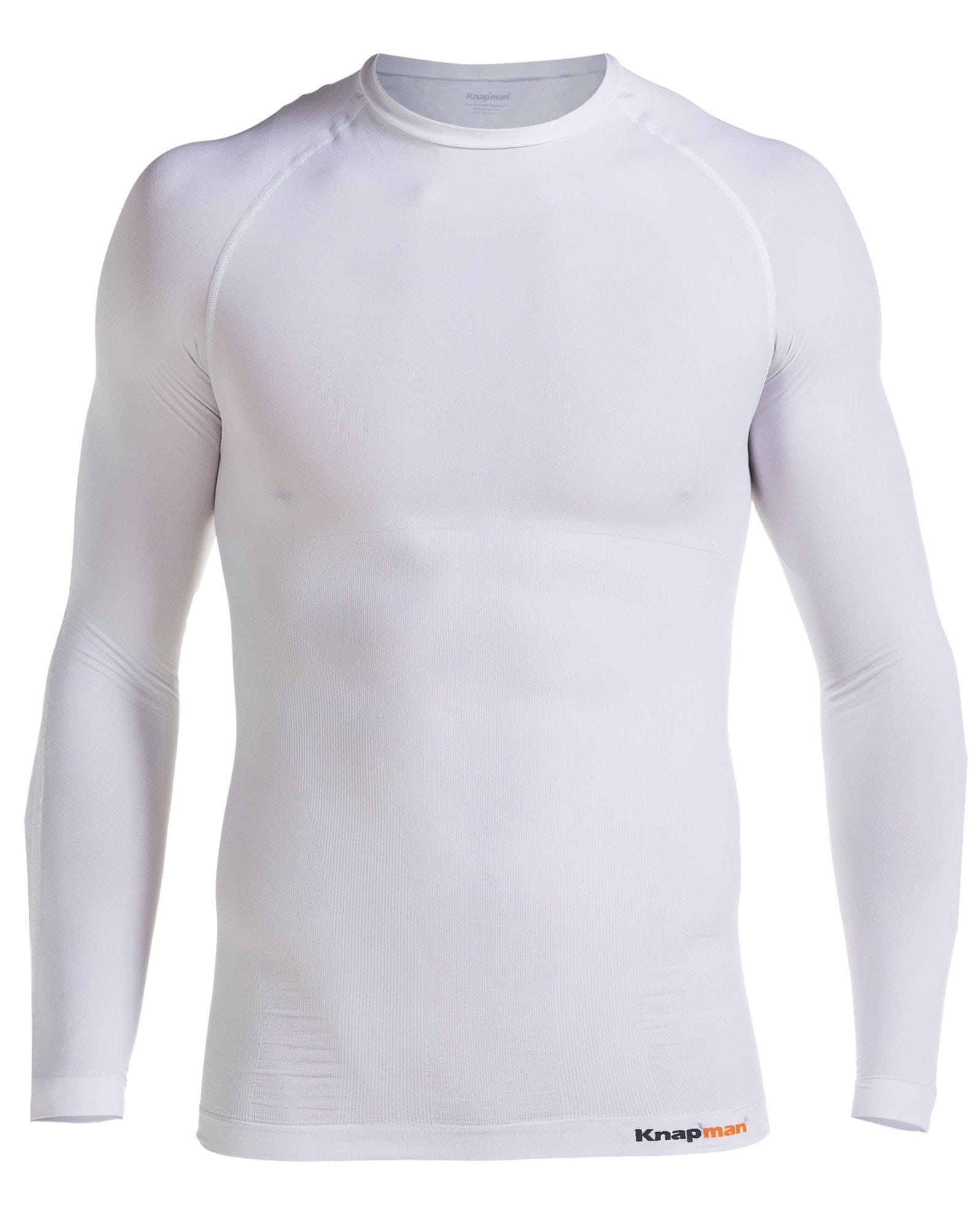 Knap'man Compressieshirt Thermisch Lange Mouwen Wit