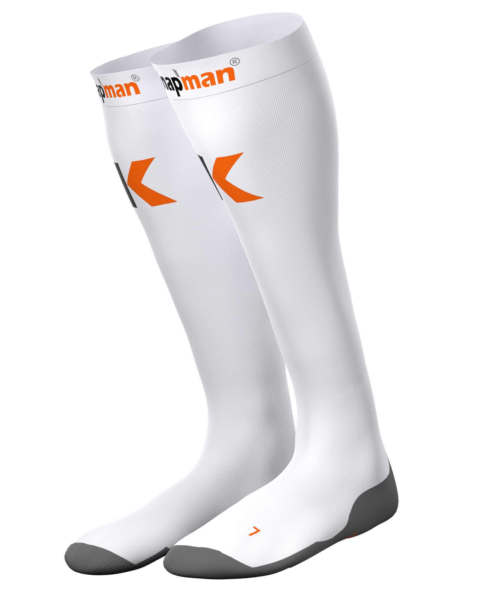 Knap'man Ultra Strong Compressionsocks Wit